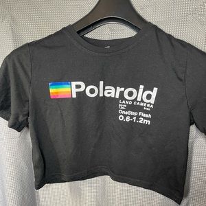 Crop top, black, small.